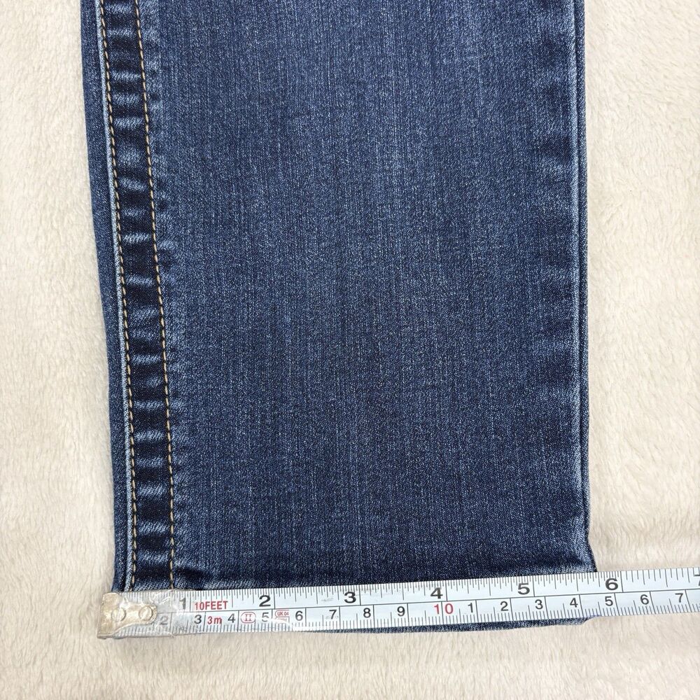 Seven7 for All Mankind Tummyless High Rise Skinny Jeans 16 Regular Stretch Denim - Picture 8 of 9